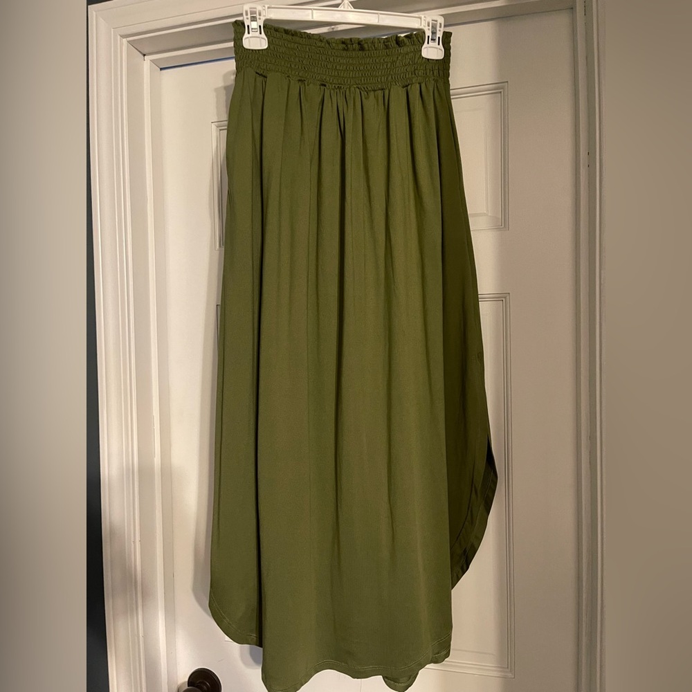 Olive Green Women's Skirt